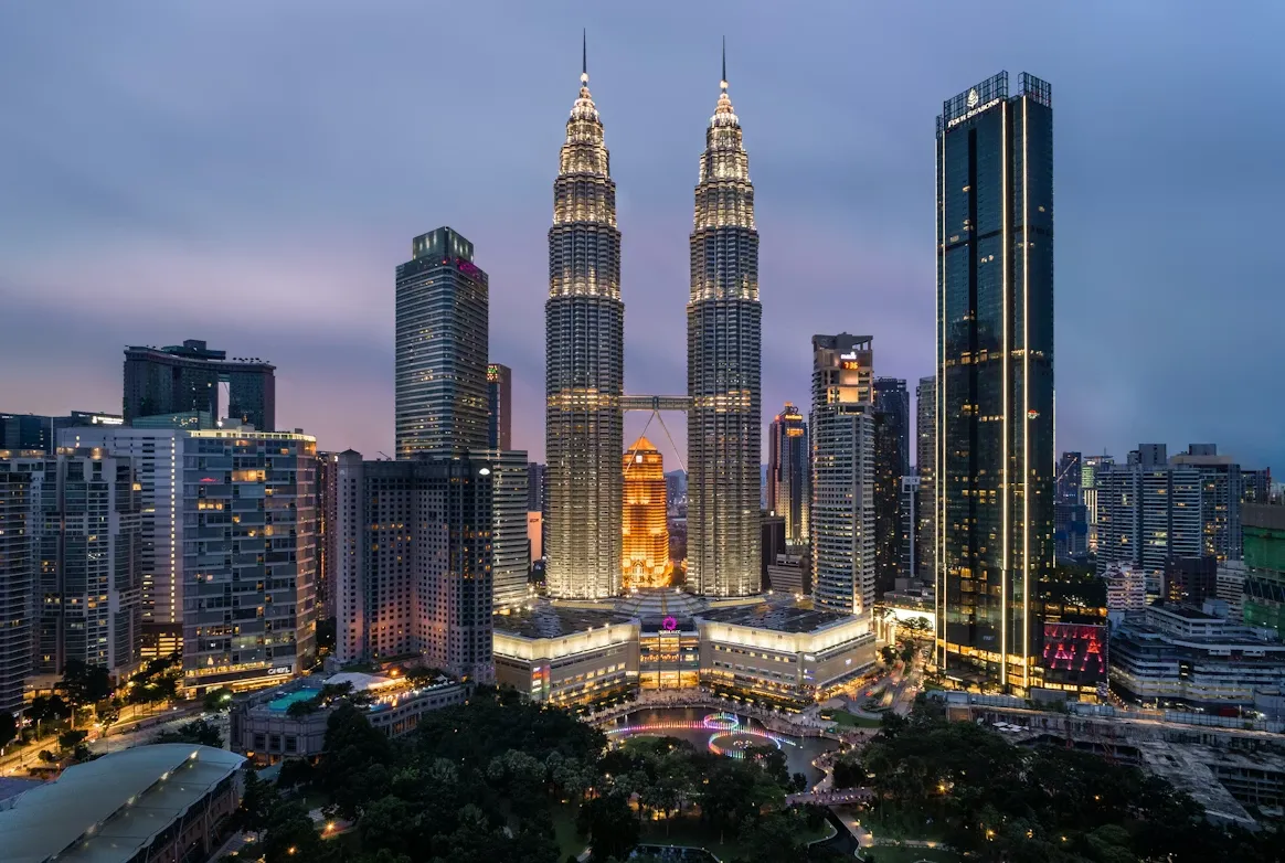 Kuala Lumpur Malaysia skyline