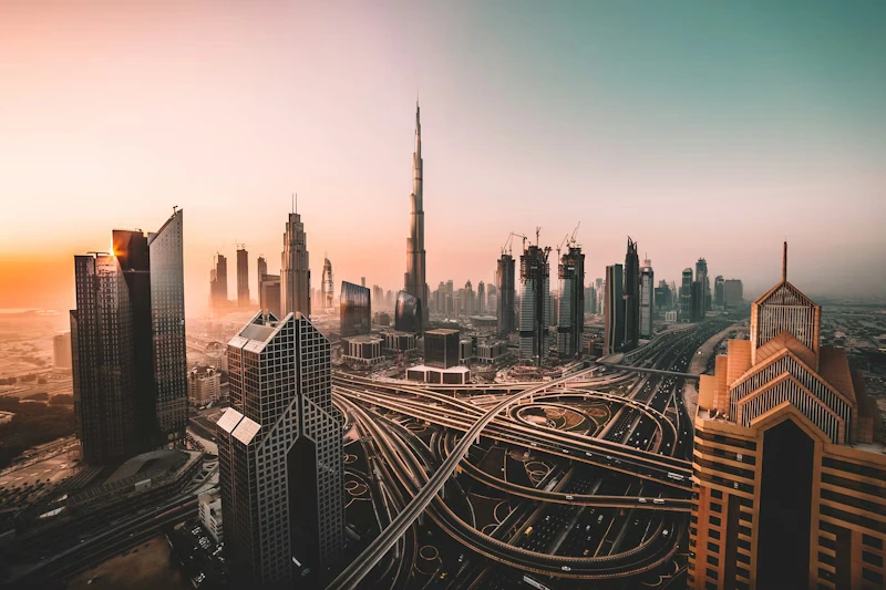 Dubai Middle East skyline