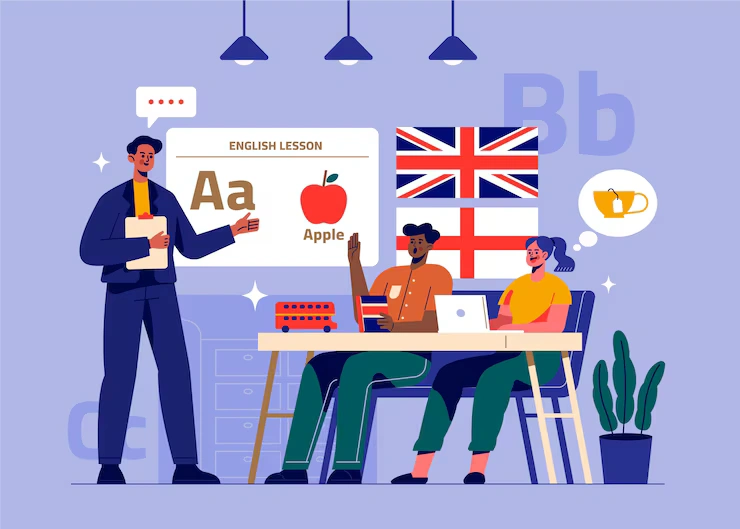 English language courses students